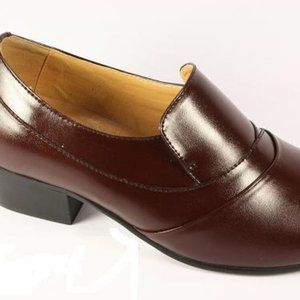 New Men's D'Italo #5634 brown leather loafer W